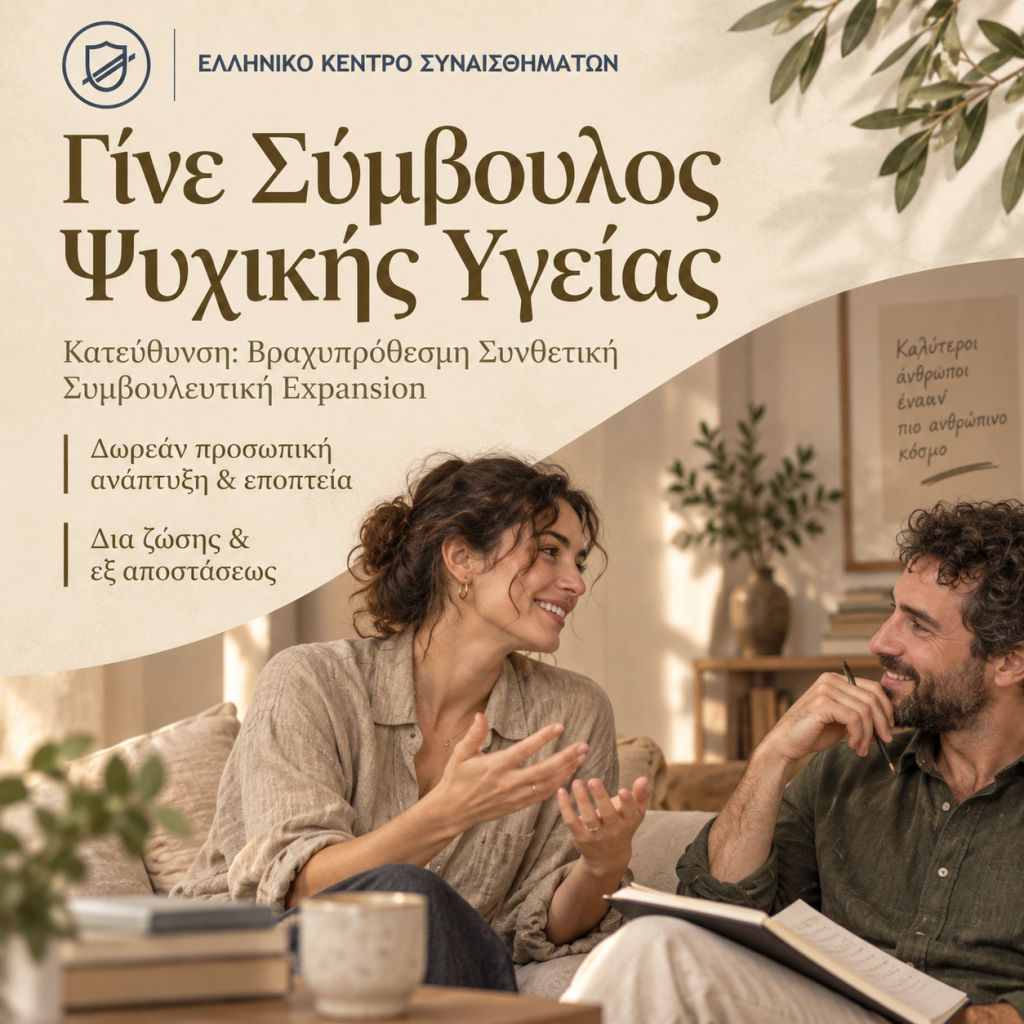 Ψ Εγγραφή στο Πρόγραμμα Ψυχικής Υγείας